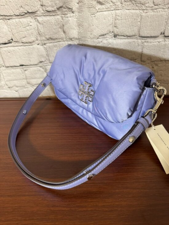 Tory Burch Handbags - NWT Tory Burch Britten Puffy Mini Crossbody Pale Iris $398